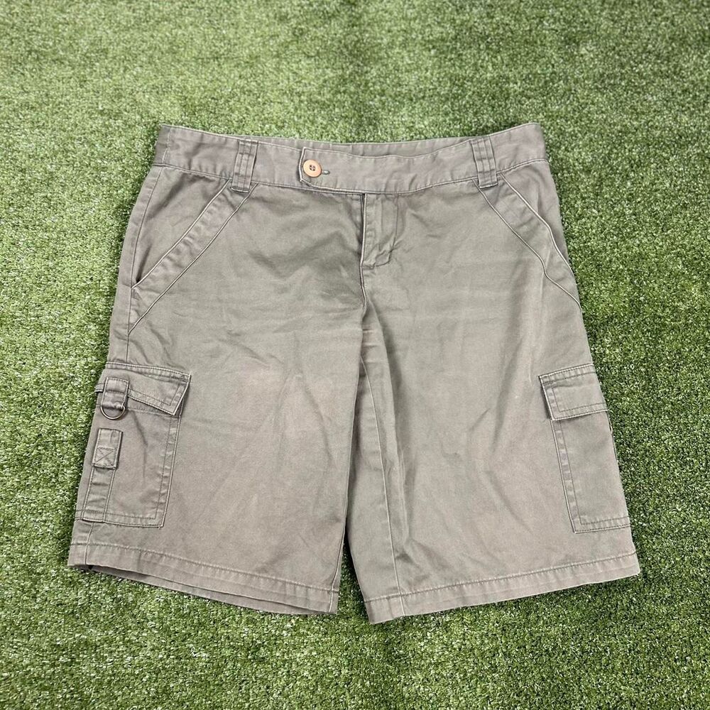 Billabong Men's Green and Khaki Shorts